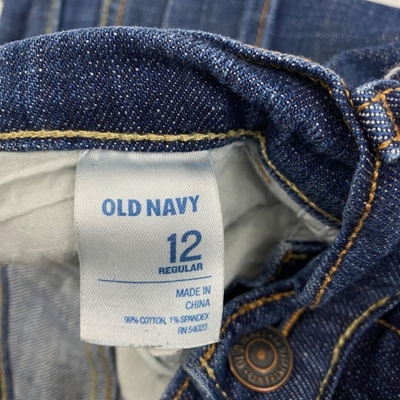 Old Navy The Sweetheart Skinny Women's size 12 Dark Wash Blue Denim jeans - Picture 4 of 4